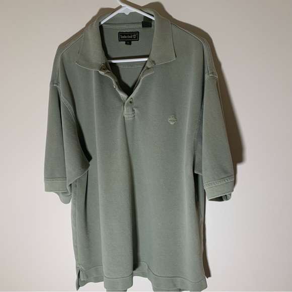 Timberland Pique Polo Sage Green XL - Picture 1 of 3